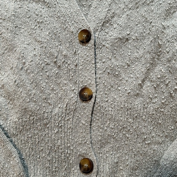 Free People Find My Friend Cardi Baby Blue - Picture 4 of 7